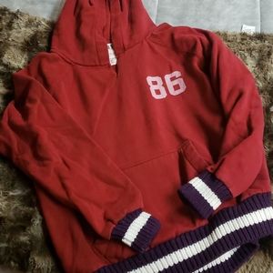 Pink brand pullover hoodie